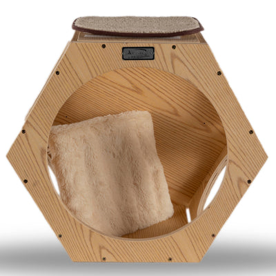 Hexagon Cat Wall Condo (Set of Two)
